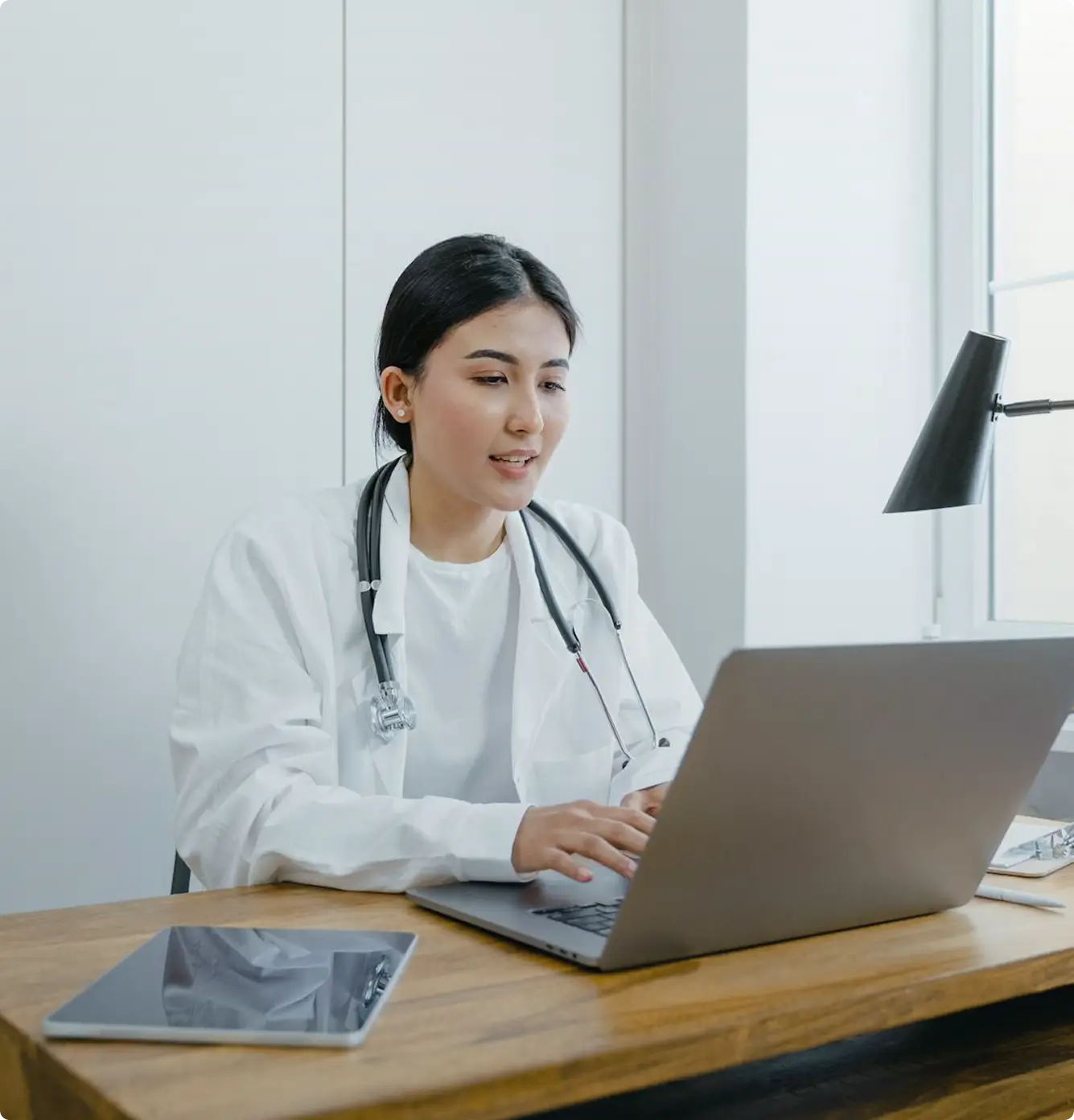 Doctor reviewing personalized biomarker results for preventive health plan