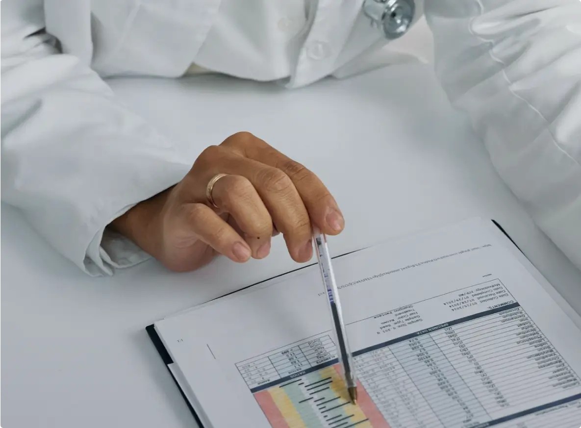 Medical doctor providing personalized preventive health guidance